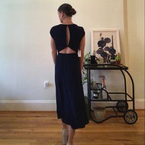 Aritzia Babaton Hamptons Midi Dress - Indigo